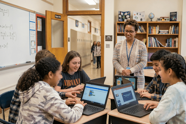 Studnets showing skills they gained from Missions in class