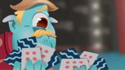 Alien with Cards