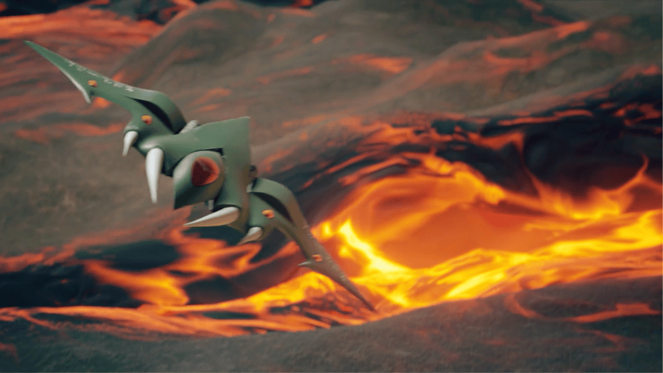 Starship over Lava