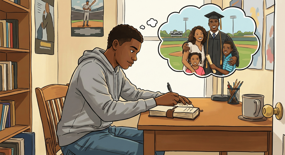 A young girl with pigtails focuses intently on coloring a red rose with crayons in a bright classroom. Other children and a teacher are visible in the background, capturing a moment of creative expression and mindful engagement in an early childhood setting.