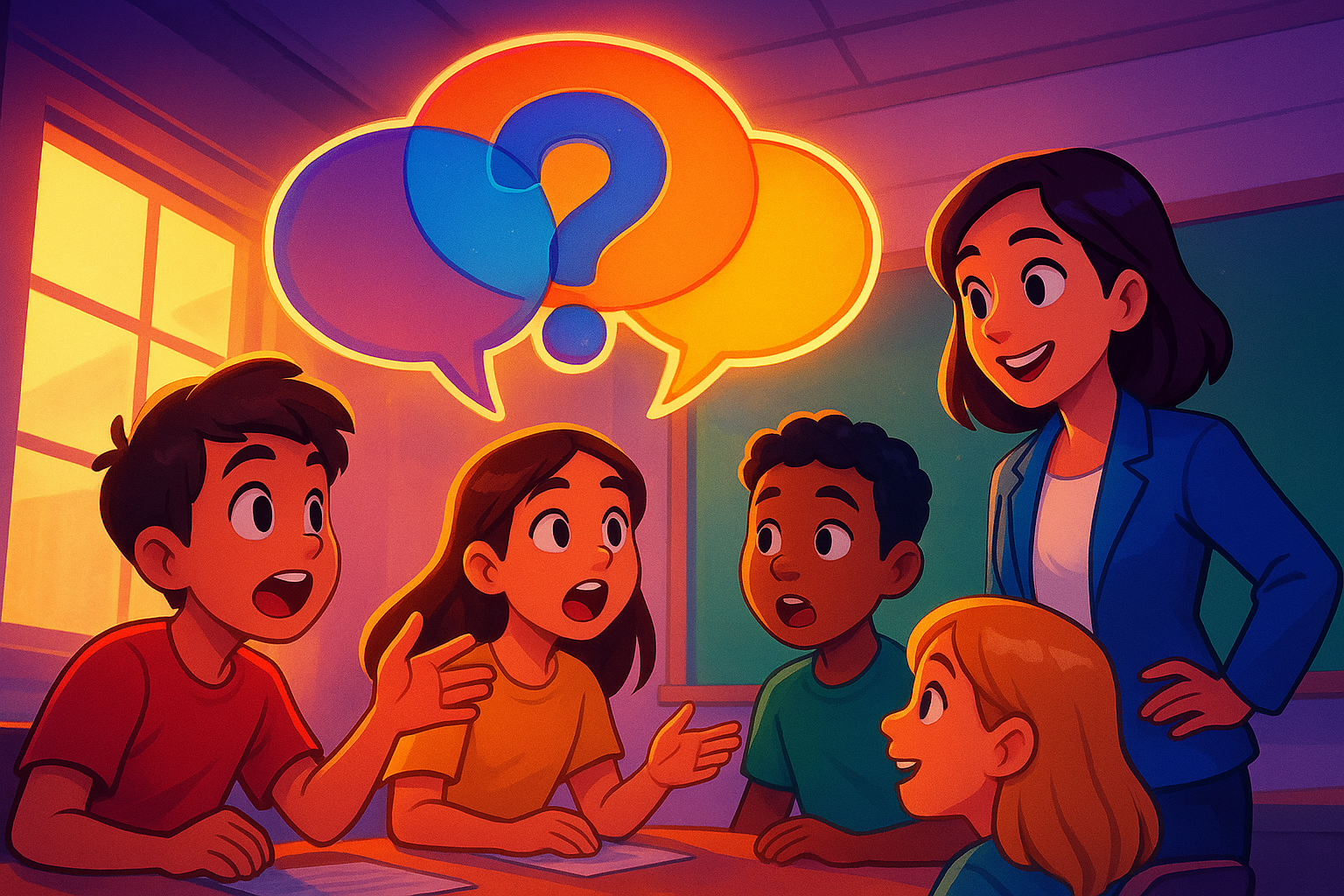 Students grow more when they engage in a socratic seminar.